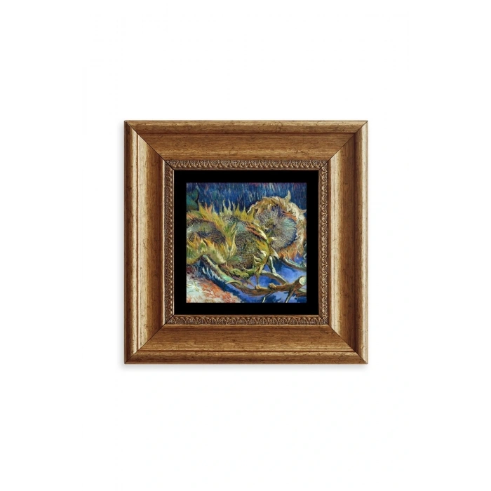Van Gogh Çerçeveli Taş Tablo 20 cm