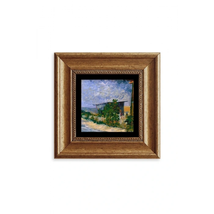 Van Gogh Çerçeveli Taş Tablo 20 cm