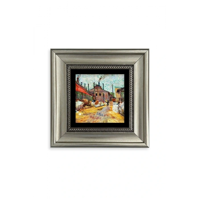 Van Gogh Çerçeveli Taş Tablo 20 cm