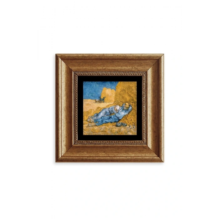 Van Gogh Çerçeveli Taş Tablo 20 cm