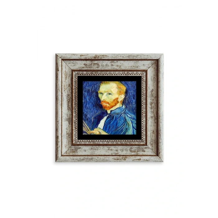 Van Gogh Çerçeveli Taş Tablo 20 cm