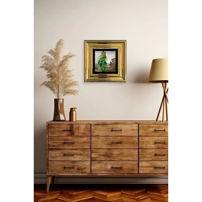 Van Gogh Çerçeveli Taş Tablo 20 cm