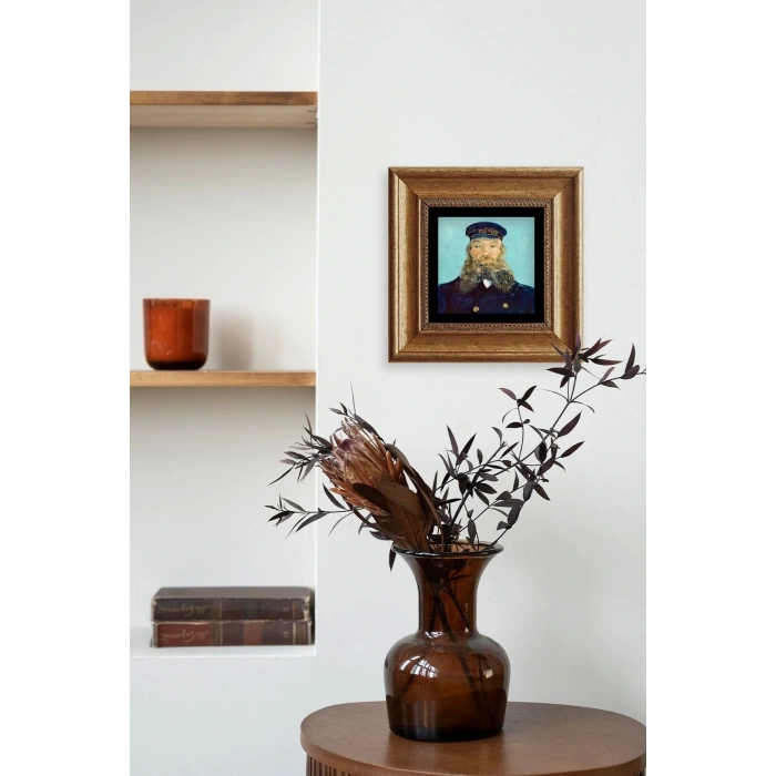 Van Gogh Çerçeveli Taş Tablo 20 cm