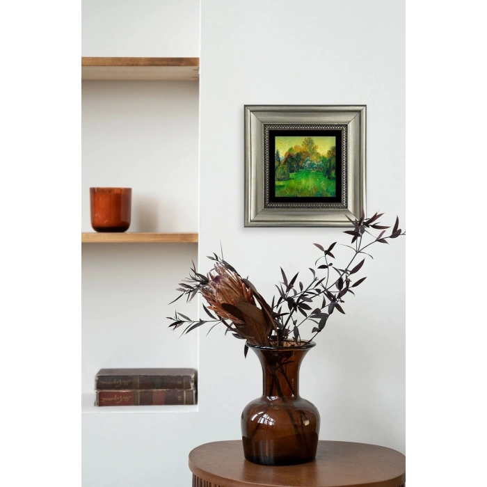 Van Gogh Çerçeveli Taş Tablo 20 cm