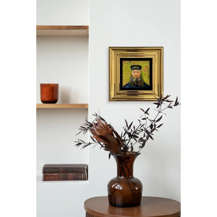 Van Gogh Çerçeveli Taş Tablo 20 cm