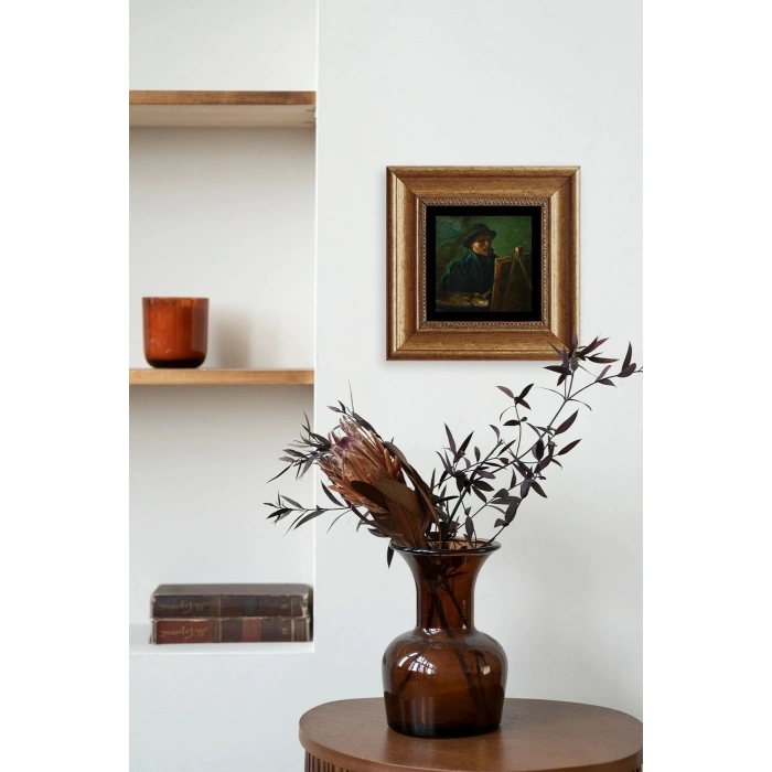 Van Gogh Çerçeveli Taş Tablo 20 cm