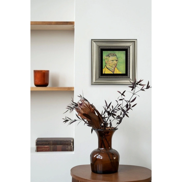 Van Gogh Çerçeveli Taş Tablo 20 cm