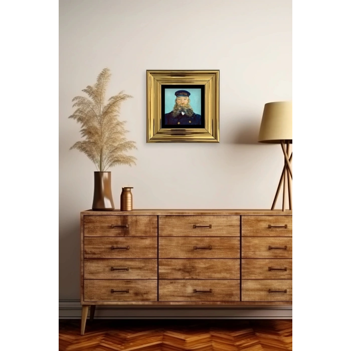 Van Gogh Çerçeveli Taş Tablo 20 cm