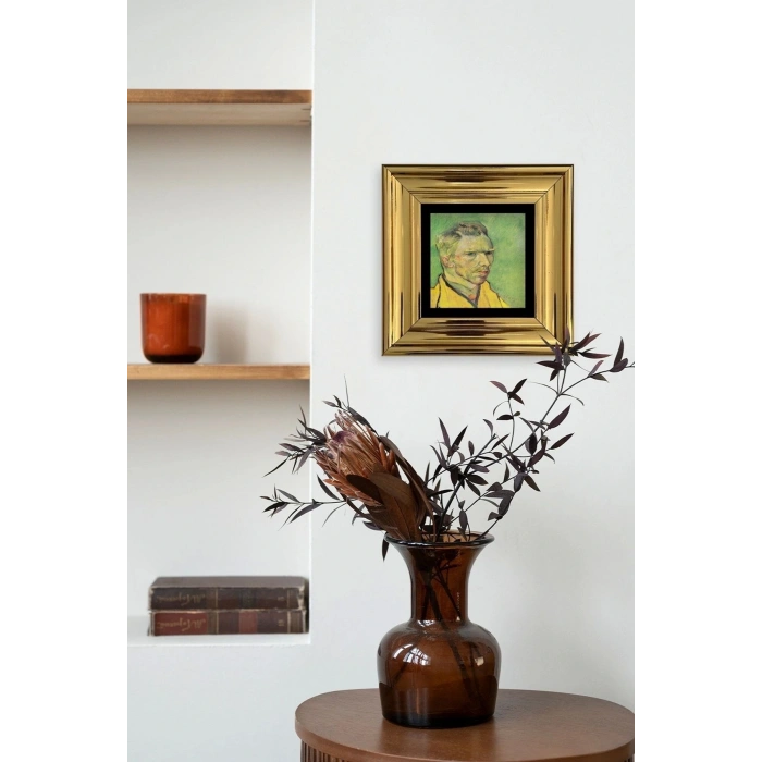 Van Gogh Çerçeveli Taş Tablo 20 cm