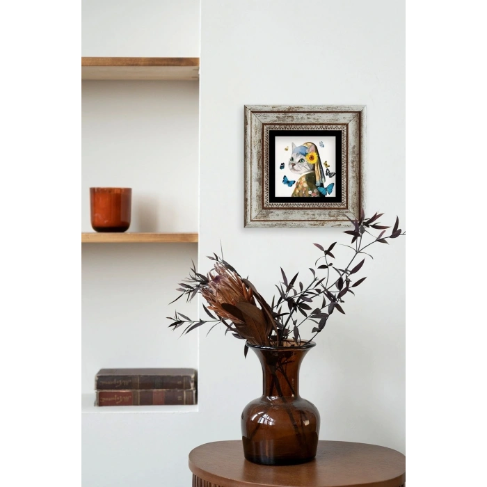 Van Gogh Çerçeveli Taş Tablo 20 cm