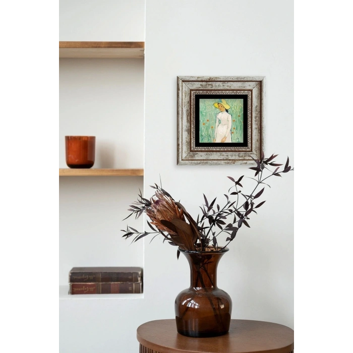 Van Gogh Çerçeveli Taş Tablo 20 cm