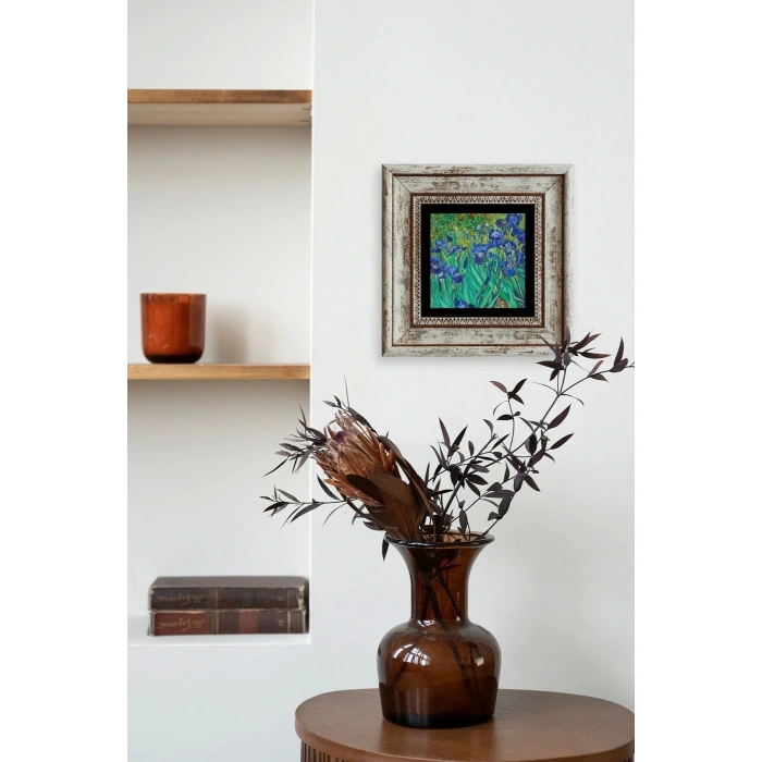 Van Gogh Çerçeveli Taş Tablo 20 cm