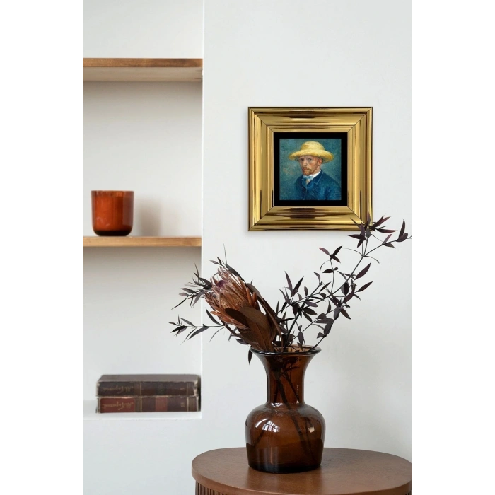 Van Gogh Çerçeveli Taş Tablo 20 cm