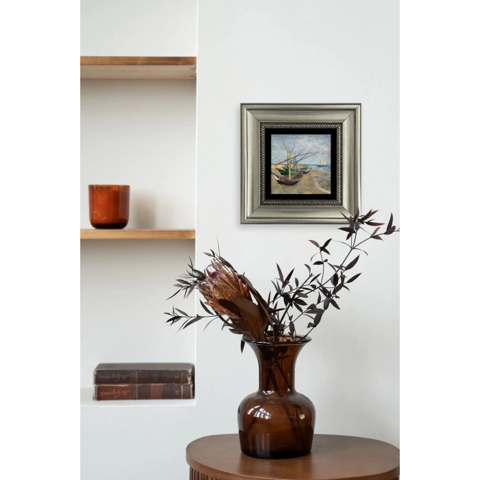 Van Gogh Çerçeveli Taş Tablo 20 cm