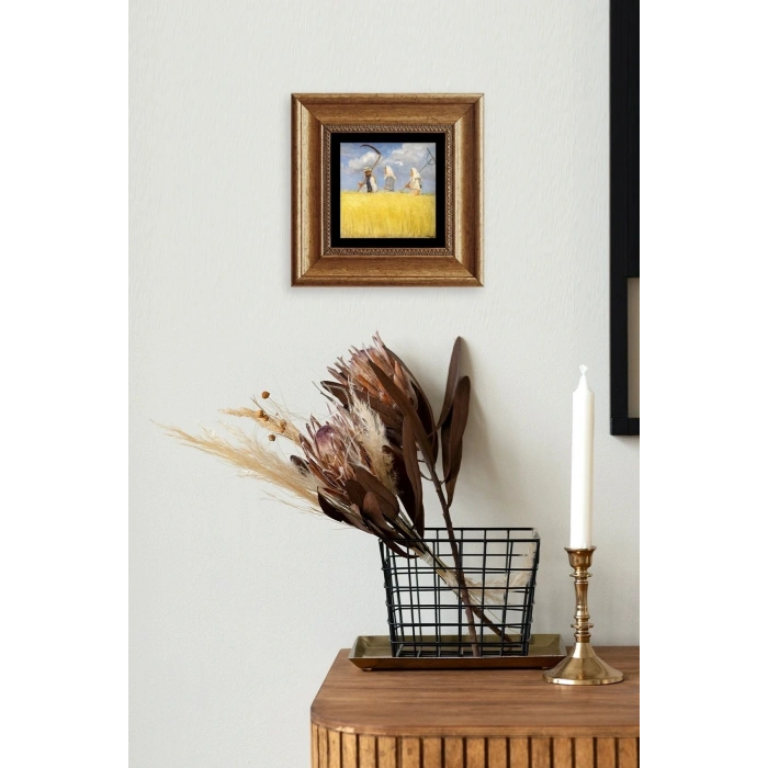 Van Gogh Çerçeveli Taş Tablo 20 cm