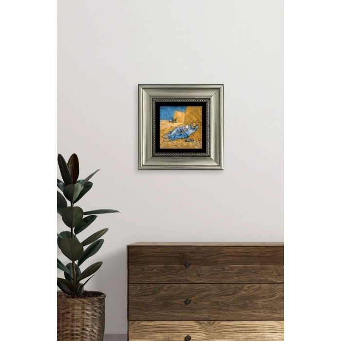 Van Gogh Çerçeveli Taş Tablo 20 cm