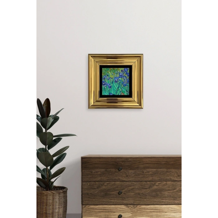 Van Gogh Çerçeveli Taş Tablo 20 cm