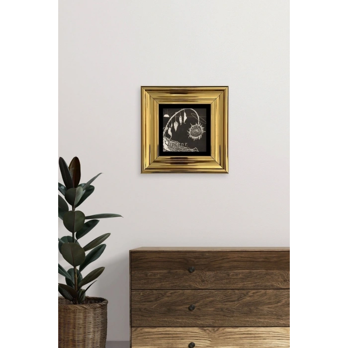 Van Gogh Çerçeveli Taş Tablo 20 cm