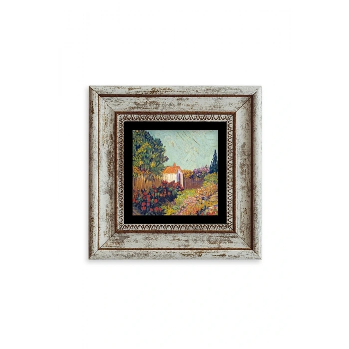 Van Gogh Çerçeveli Taş Tablo 20 cm