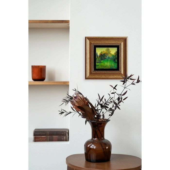 Van Gogh Çerçeveli Taş Tablo 20 cm