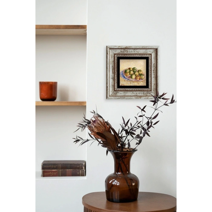 Van Gogh Çerçeveli Taş Tablo 20 cm