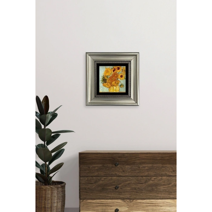 Van Gogh Çerçeveli Taş Tablo 20 cm