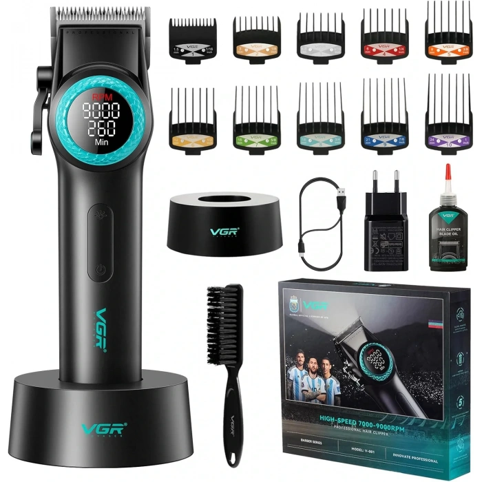 VGR V-001 Profesyonel Salon Kalitesinde Saç Kesme Makinesi (5365)