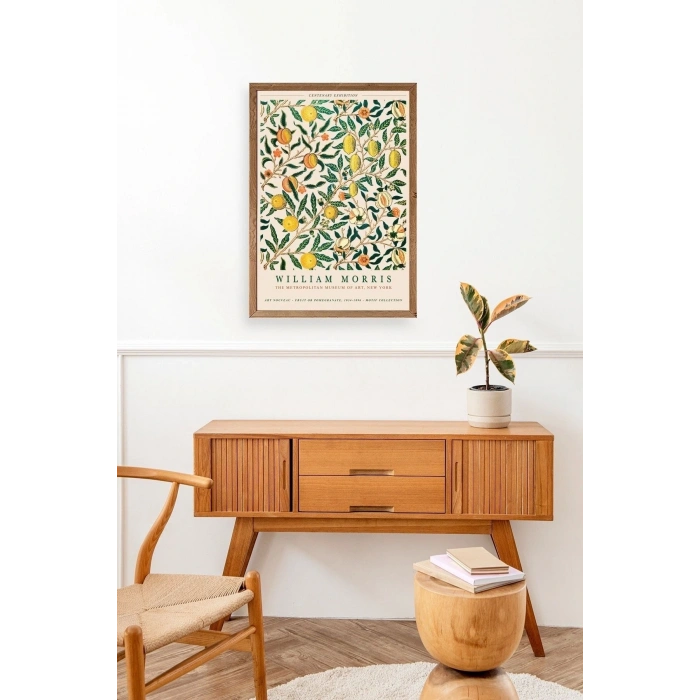William Morris Ahşap Çerçeveli Tablo 23 x 30