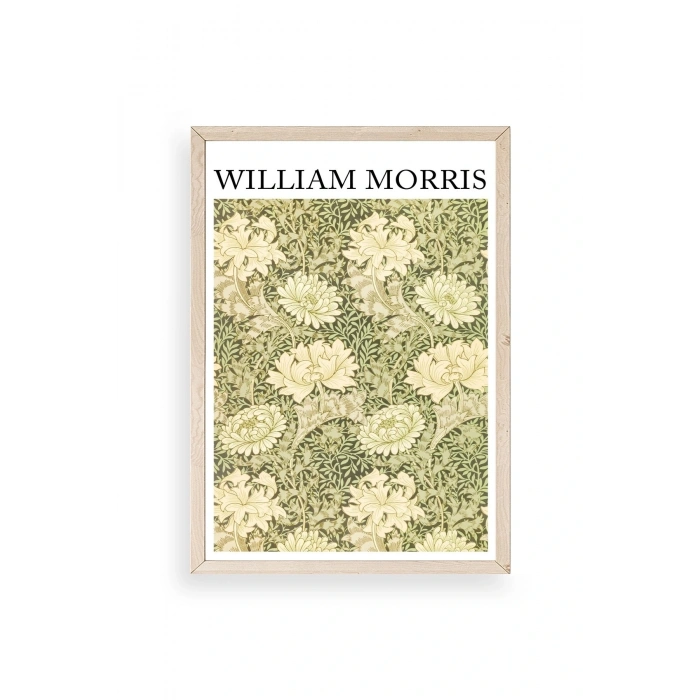 William Morris Ahşap Çerçeveli Tablo 30 x 42