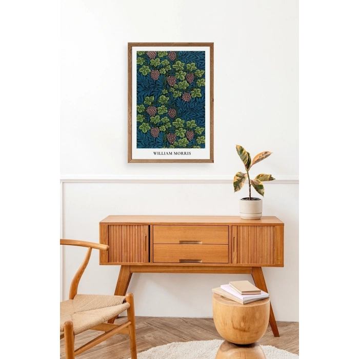 William Morris Ahşap Çerçeveli Tablo 30 x 42