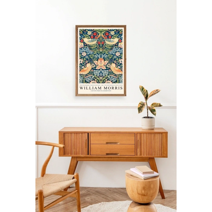 William Morris Ahşap Çerçeveli Tablo 50 x 70