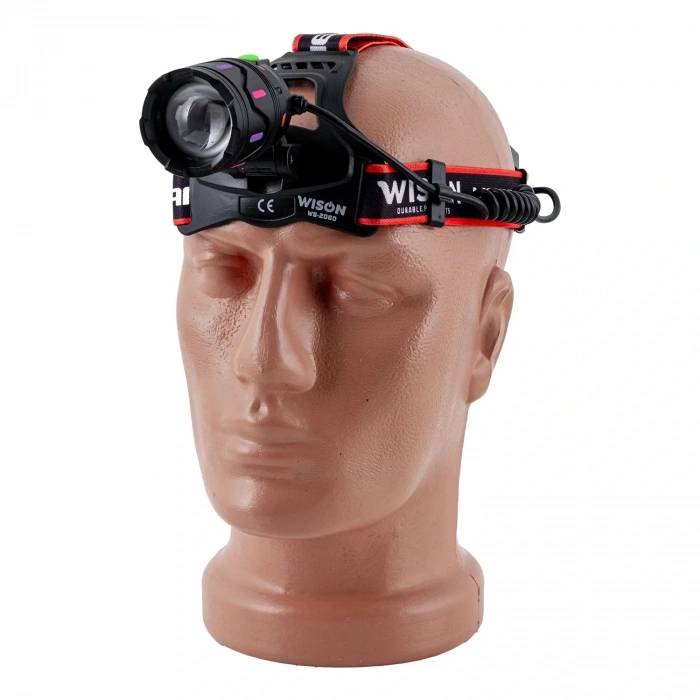 WISON Şarj Edilebilir Kafa Lambası - Wison - 1800 Lümen - 25 Watt WS-2065 (5365)