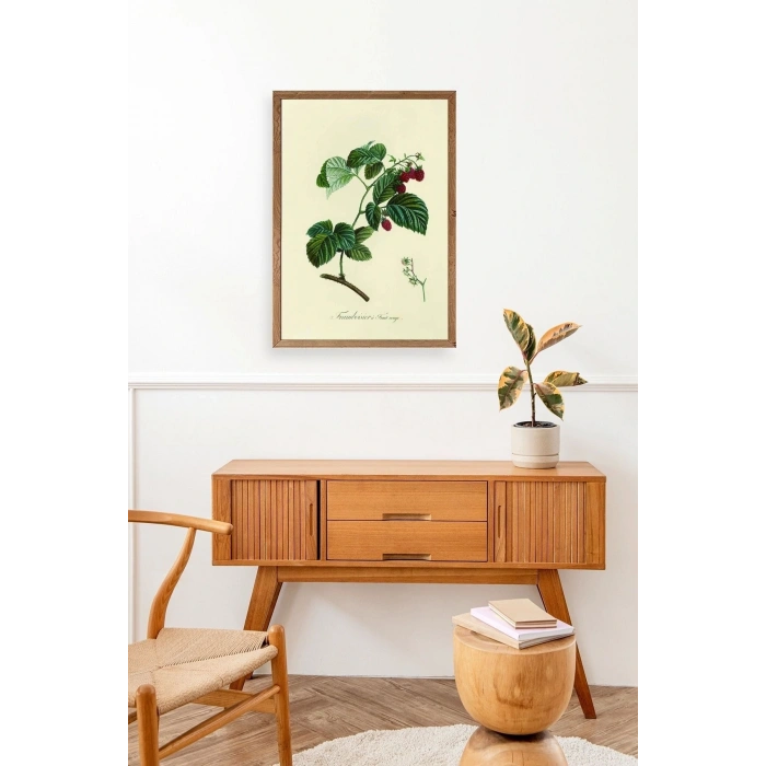 Yaprak Ahşap Çerçeveli Tablo 23 x 30