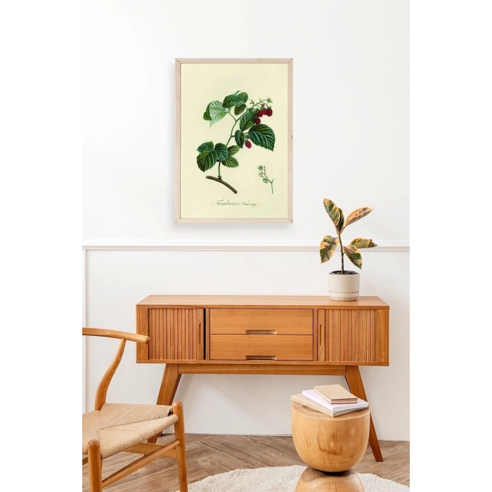 Yaprak Ahşap Çerçeveli Tablo 30 x 42