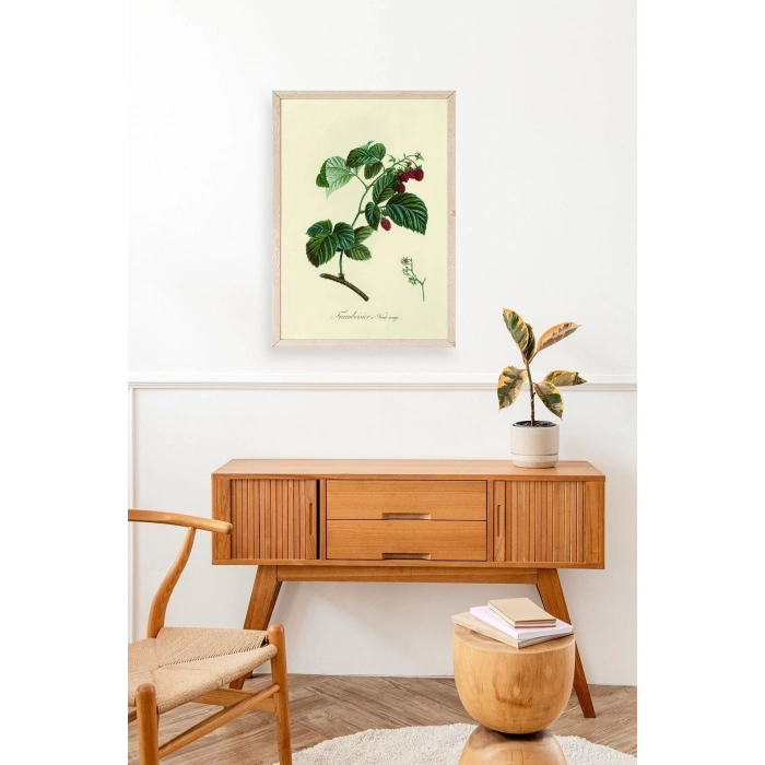 Yaprak Ahşap Çerçeveli Tablo 30 x 42