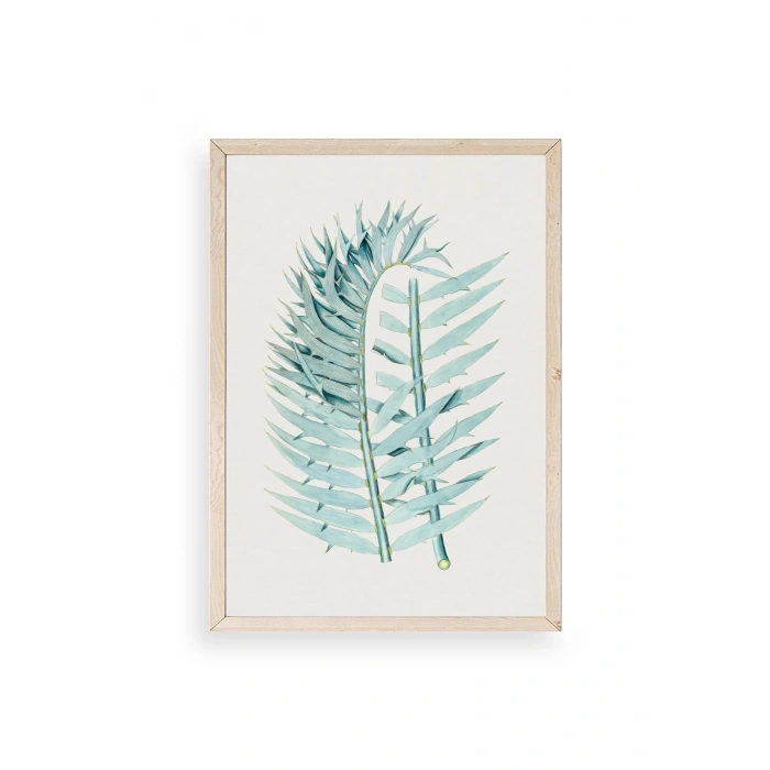 Yapraklar Ahşap Çerçeveli Tablo 17 x 23