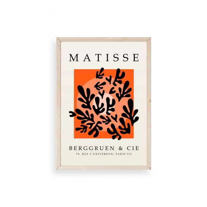 Yapraklar Ahşap Çerçeveli Tablo 23 x 30