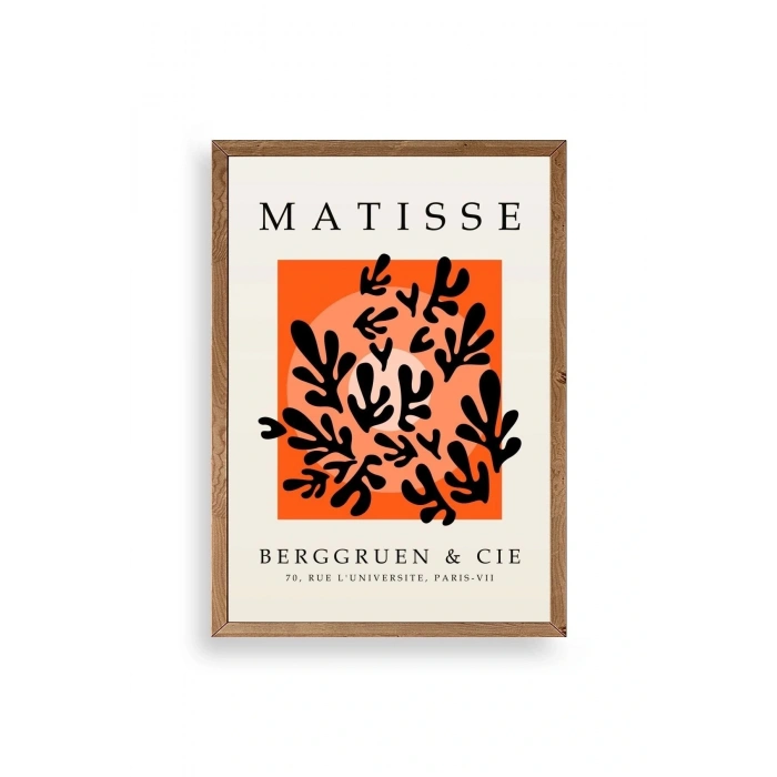 Yapraklar Ahşap Çerçeveli Tablo 23 x 30