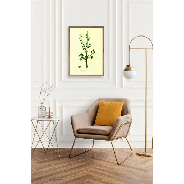 Yapraklar Ahşap Çerçeveli Tablo 50 x 70