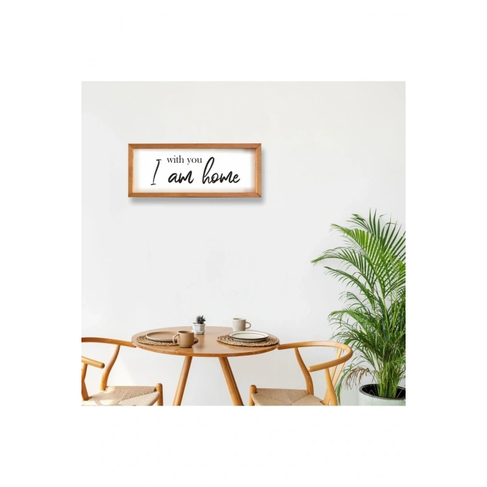 Yatak Odası With You I Am Home Ahşap Çerçeve 50 x 110