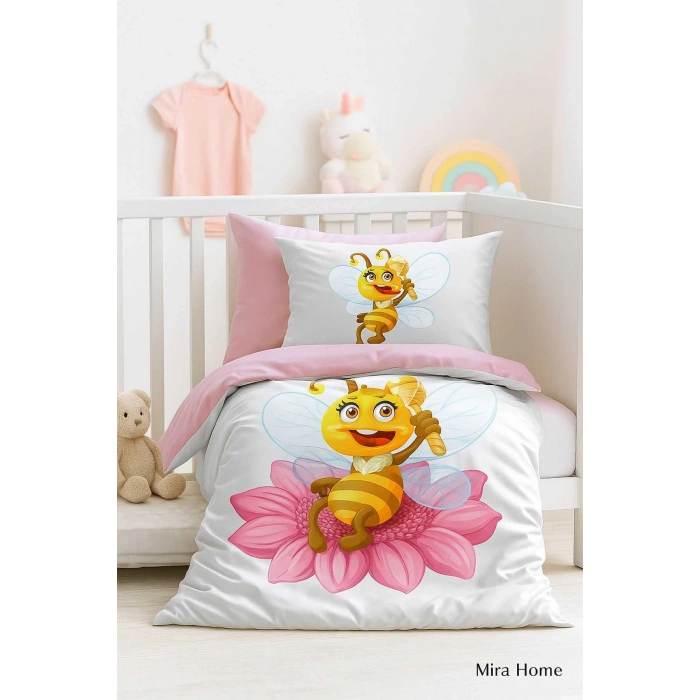 Набор детского белья для новорожденной девочки Lady Bee из 100% хлопка