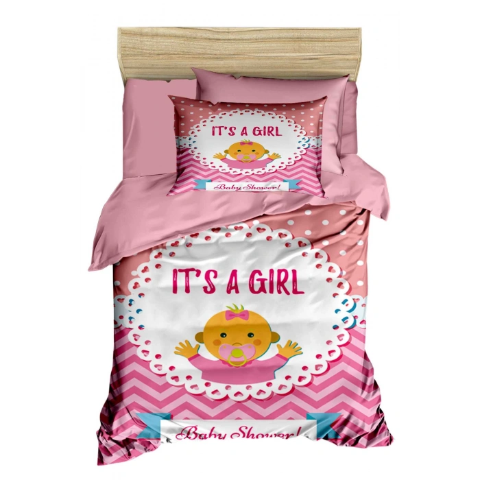 Новорожденная детская комплектация постельного белья для девочки из 100% хлопка Baby Emzik