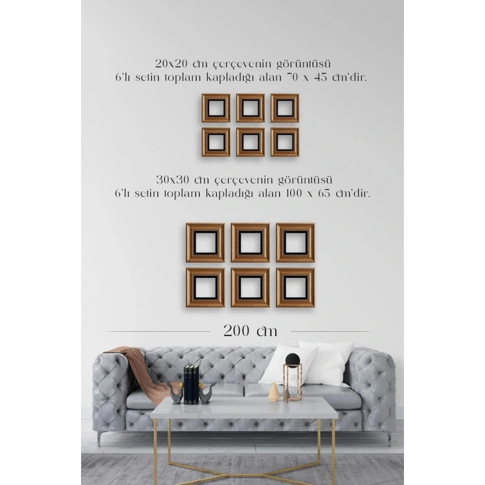 Yeşil Kuş Çerçeveli Taş Tablo 20 cm