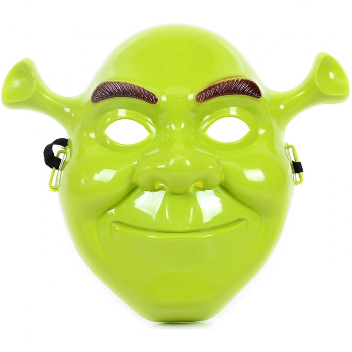 Yeşil Shrek Maskesi 21x25 cm (5365)
