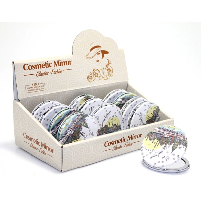 مرآة يد تقليدية بحصى نموذج 2