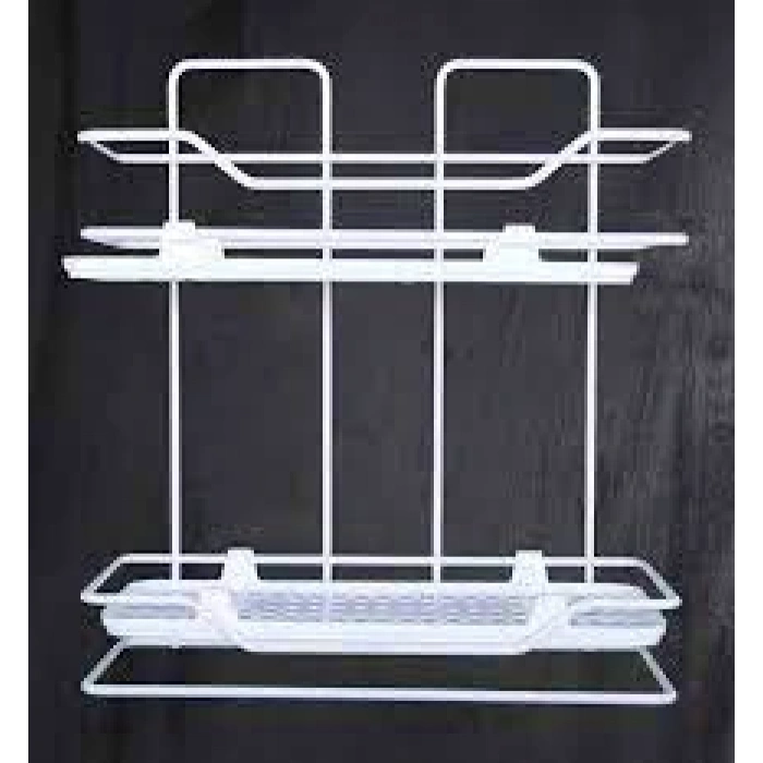 ZAMBAK 2Lİ RAF SİYAH BEYAZ (5365)