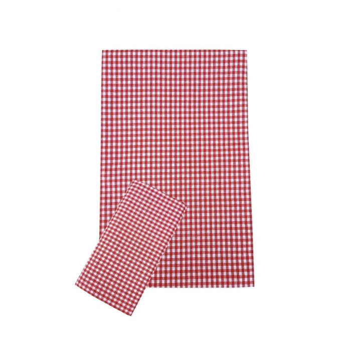 Zefir Desen Столовая Скатерть 170 x 170 см Красный