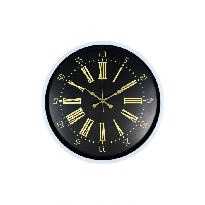 Zentime 36 Cm Beyaz Dekoratif Duvar Saati