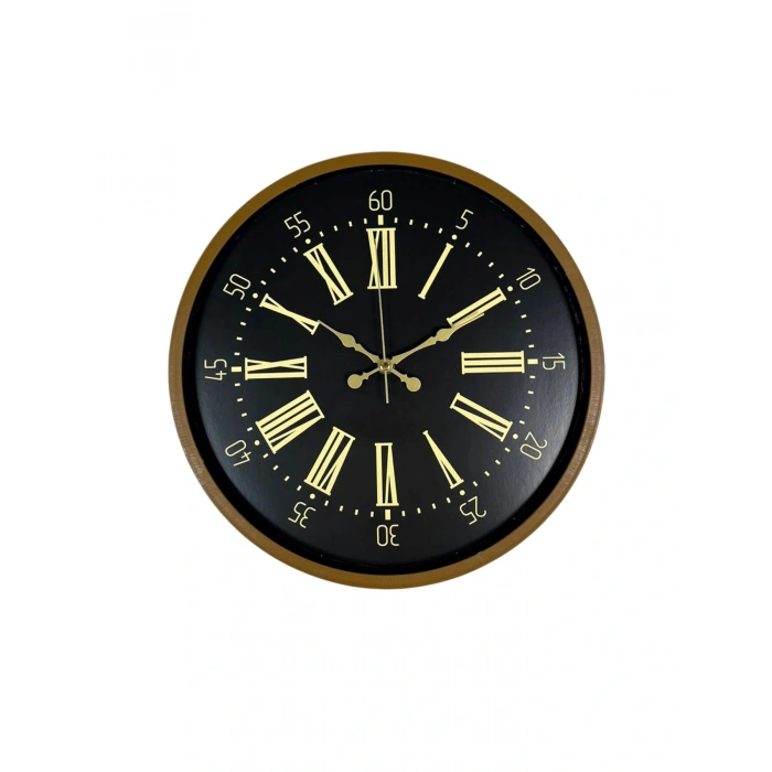 Zentime 36 Cm Brown Wall Clock
