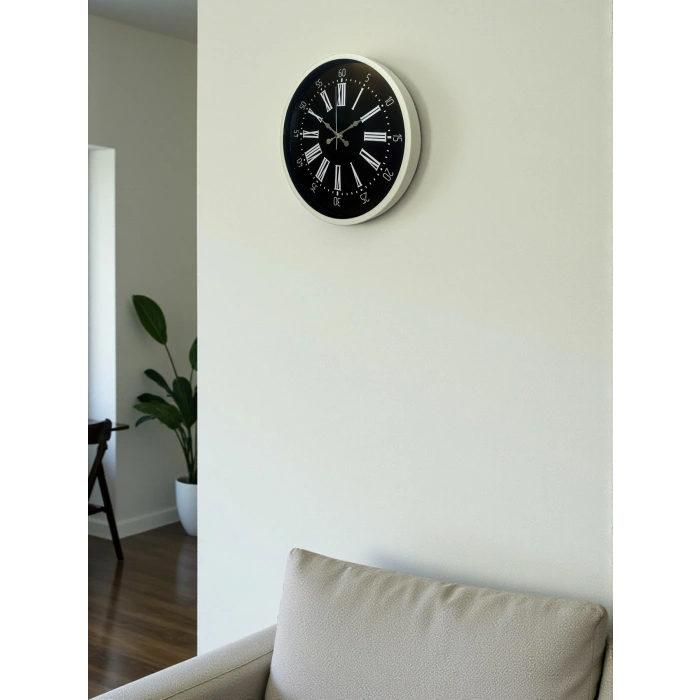 Zentime 36 Cm Krem Dekoratif Duvar Saati